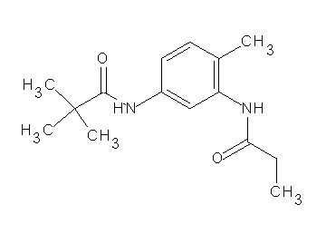 2,2-dimethyl-N-[4-methyl-3-(propionylamino)phenyl]propanamide - Click Image to Close