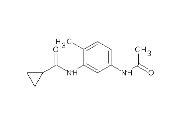 N-[5-(acetylamino)-2-methylphenyl]cyclopropanecarboxamide - Click Image to Close