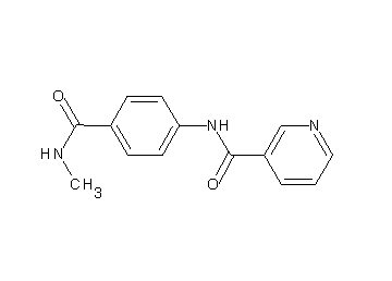 N-{4-[(methylamino)carbonyl]phenyl}nicotinamide - Click Image to Close