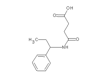 4-oxo-4-[(1-phenylpropyl)amino]butanoic acid - Click Image to Close