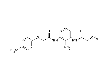 N-(2-methyl-3-{[(4-methylphenoxy)acetyl]amino}phenyl)propanamide - Click Image to Close