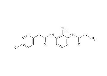 N-(3-{[(4-chlorophenyl)acetyl]amino}-2-methylphenyl)propanamide - Click Image to Close