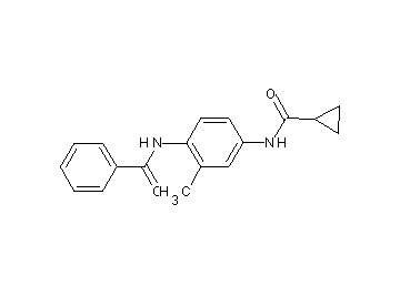 N-{4-[(cyclopropylcarbonyl)amino]-2-methylphenyl}benzamide - Click Image to Close
