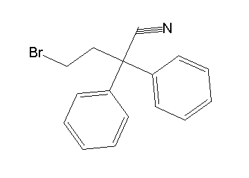 4-bromo-2,2-diphenylbutanenitrile