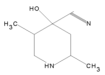 4-hydroxy-2,5-dimethyl-4-piperidinecarbonitrile - Click Image to Close