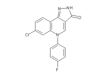 7-chloro-5-(4-fluorophenyl)-2,5-dihydro-3H-pyrazolo[4,3-c]quinolin-3-one - Click Image to Close