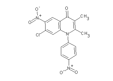 7-chloro-2,3-dimethyl-6-nitro-1-(4-nitrophenyl)-4(1H)-quinolinone - Click Image to Close