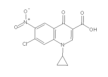 7-chloro-1-cyclopropyl-6-nitro-4-oxo-1,4-dihydro-3-quinolinecarboxylic acid - Click Image to Close