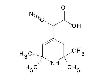 cyano(2,2,6,6-tetramethyl-1,2,3,6-tetrahydro-4-pyridinyl)acetic acid - Click Image to Close