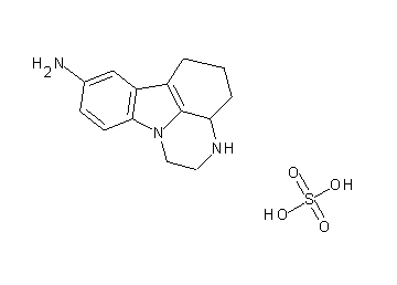 2,3,3a,4,5,6-hexahydro-1H-pyrazino[3,2,1-jk]carbazol-8-amine sulfate - Click Image to Close