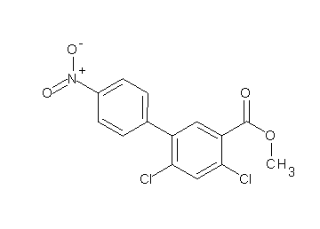 methyl 4,6-dichloro-4'-nitro-3-biphenylcarboxylate - Click Image to Close