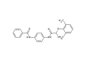 N-(4-{[2-(2,6-dimethylphenoxy)propanoyl]amino}phenyl)benzamide