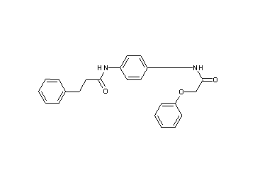 N-{4-[(phenoxyacetyl)amino]phenyl}-3-phenylpropanamide - Click Image to Close