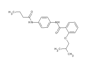 N-[4-(butyrylamino)phenyl]-2-isobutoxybenzamide - Click Image to Close