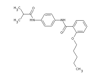 N-[4-(isobutyrylamino)phenyl]-2-(pentyloxy)benzamide - Click Image to Close