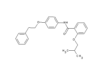 2-isobutoxy-N-[4-(2-phenylethoxy)phenyl]benzamide - Click Image to Close