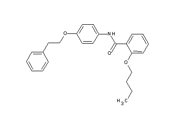 2-butoxy-N-[4-(2-phenylethoxy)phenyl]benzamide - Click Image to Close