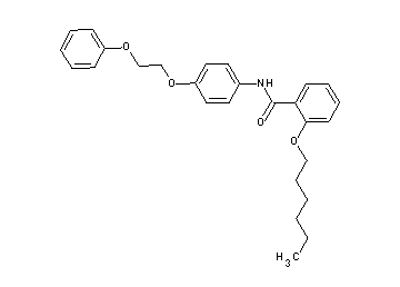 2-(hexyloxy)-N-[4-(2-phenoxyethoxy)phenyl]benzamide - Click Image to Close