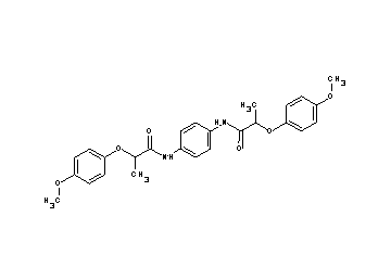 N,N'-1,4-phenylenebis[2-(4-methoxyphenoxy)propanamide]