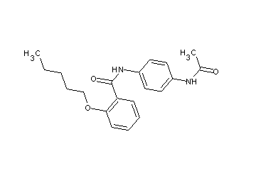 N-[4-(acetylamino)phenyl]-2-(pentyloxy)benzamide - Click Image to Close
