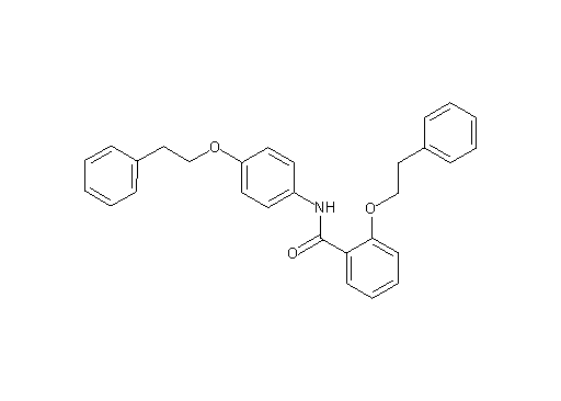 2-(2-phenylethoxy)-N-[4-(2-phenylethoxy)phenyl]benzamide - Click Image to Close