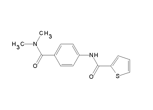 N-{4-[(dimethylamino)carbonyl]phenyl}-2-thiophenecarboxamide - Click Image to Close