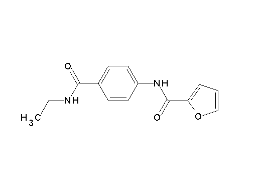N-{4-[(ethylamino)carbonyl]phenyl}-2-furamide - Click Image to Close