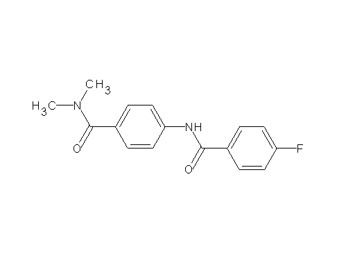 N-{4-[(dimethylamino)carbonyl]phenyl}-4-fluorobenzamide - Click Image to Close