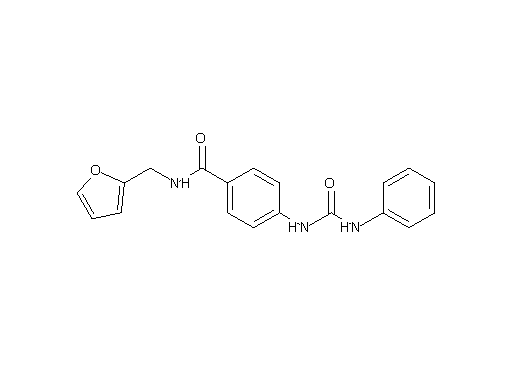 4-[(anilinocarbonyl)amino]-N-(2-furylmethyl)benzamide - Click Image to Close