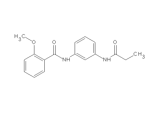 2-methoxy-N-[3-(propionylamino)phenyl]benzamide - Click Image to Close