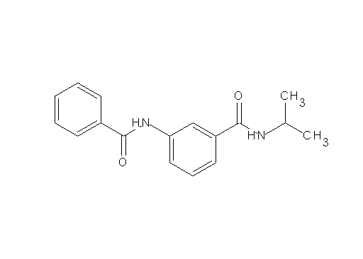 3-(benzoylamino)-N-isopropylbenzamide - Click Image to Close