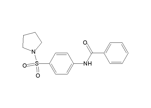 N-[4-(1-pyrrolidinylsulfonyl)phenyl]benzamide - Click Image to Close