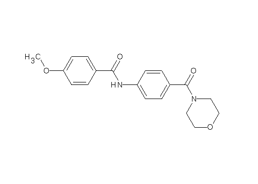 4-methoxy-N-[4-(4-morpholinylcarbonyl)phenyl]benzamide