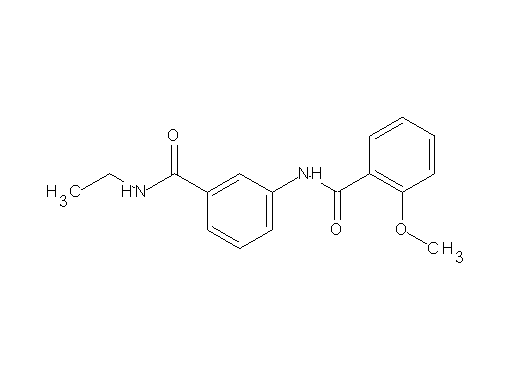 N-{3-[(ethylamino)carbonyl]phenyl}-2-methoxybenzamide - Click Image to Close