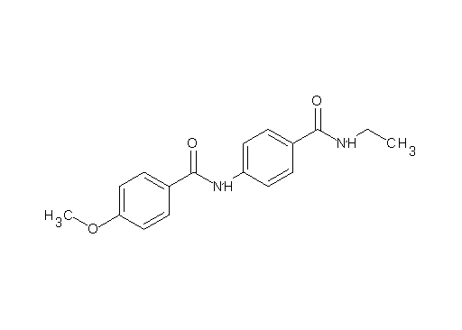 N-{4-[(ethylamino)carbonyl]phenyl}-4-methoxybenzamide