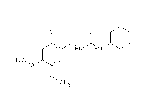 N-(2-chloro-4,5-dimethoxybenzyl)-N'-cyclohexylurea - Click Image to Close