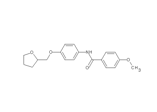 4-methoxy-N-[4-(tetrahydro-2-furanylmethoxy)phenyl]benzamide - Click Image to Close