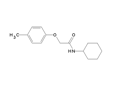 N-cyclohexyl-2-(4-methylphenoxy)acetamide - Click Image to Close