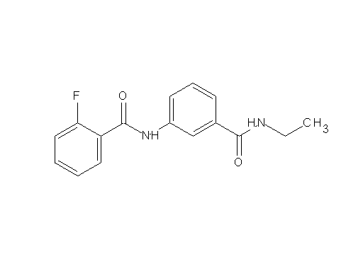 N-{3-[(ethylamino)carbonyl]phenyl}-2-fluorobenzamide - Click Image to Close