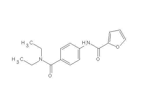 N-{4-[(diethylamino)carbonyl]phenyl}-2-furamide - Click Image to Close