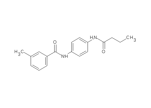 N-[4-(butyrylamino)phenyl]-3-methylbenzamide - Click Image to Close