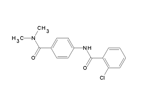 2-chloro-N-{4-[(dimethylamino)carbonyl]phenyl}benzamide - Click Image to Close