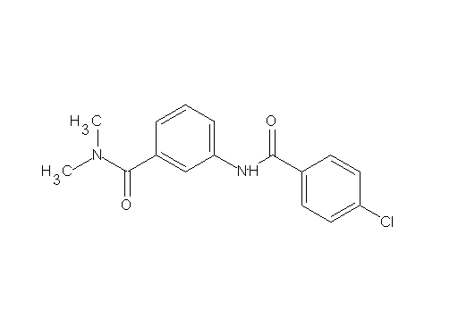 3-[(4-chlorobenzoyl)amino]-N,N-dimethylbenzamide - Click Image to Close