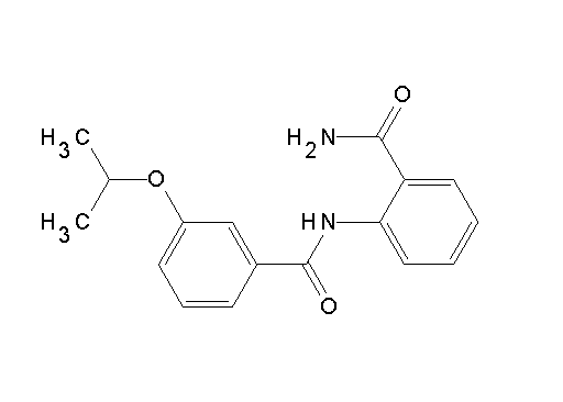 2-[(3-isopropoxybenzoyl)amino]benzamide - Click Image to Close