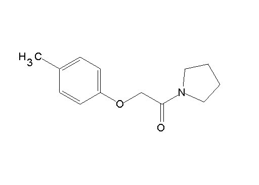 1-[(4-methylphenoxy)acetyl]pyrrolidine - Click Image to Close