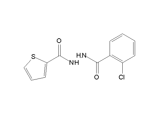 N'-(2-chlorobenzoyl)-2-thiophenecarbohydrazide - Click Image to Close