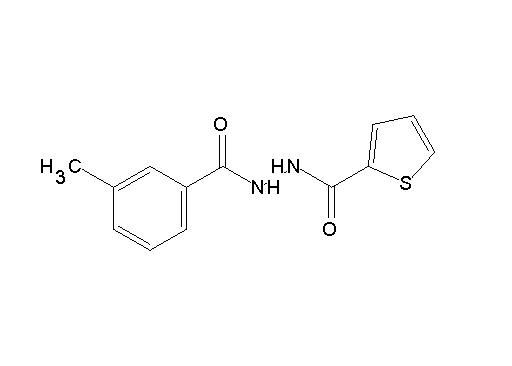 N'-(3-methylbenzoyl)-2-thiophenecarbohydrazide - Click Image to Close