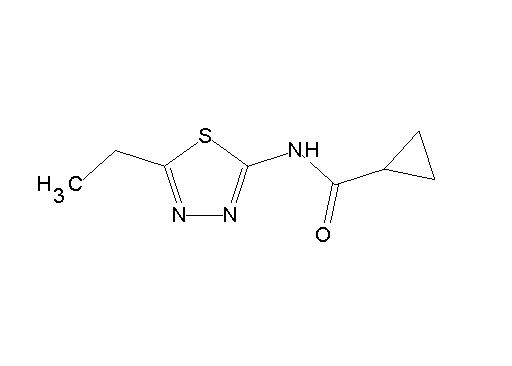 N-(5-ethyl-1,3,4-thiadiazol-2-yl)cyclopropanecarboxamide - Click Image to Close