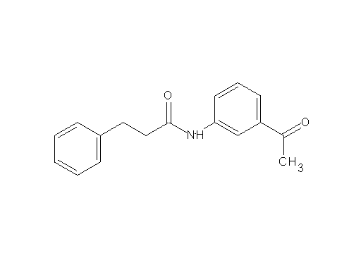 N-(3-acetylphenyl)-3-phenylpropanamide - Click Image to Close