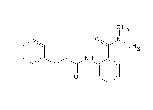 N,N-dimethyl-2-[(phenoxyacetyl)amino]benzamide